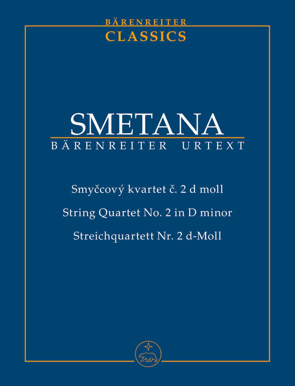 Smetana, String Quartet No. 2 in d minor (Barenreiter)