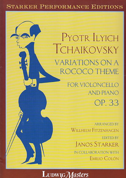 Tchaikovsky, Rococo Var. op. 33(Starker) (Masters Music)