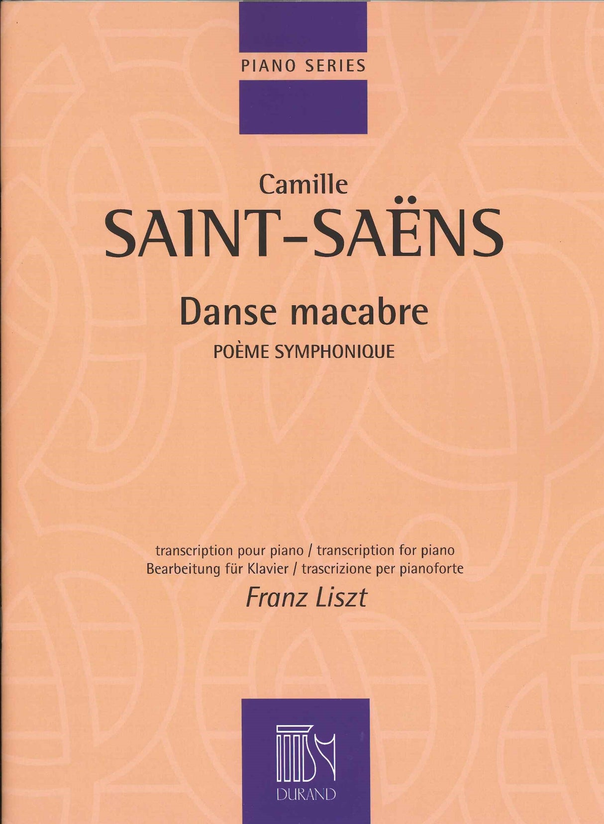 Saint-Saens, Danse macabre (Liszt) (Durand)