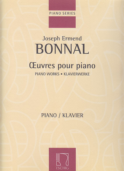Bonnal, Oeuvres pour piano (Eschig)