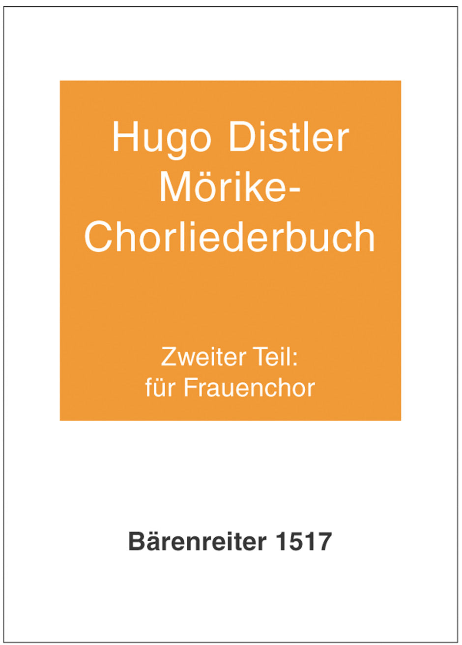 Distler, Morike-Chorliederbuch 2 (Barenreiter)
