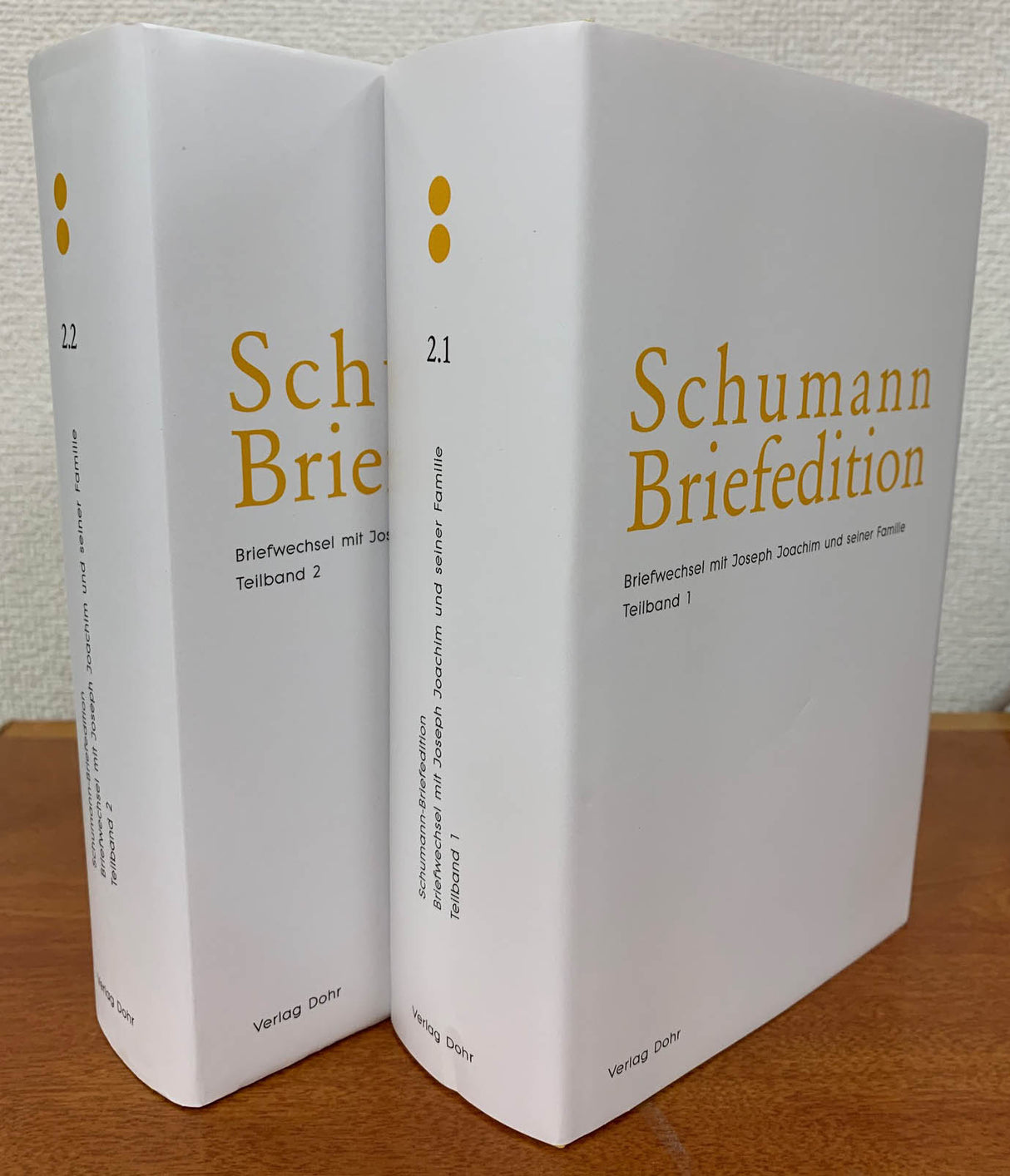 Schumann Briefedition II/2/1;II/2/2(2v) (Dohr)