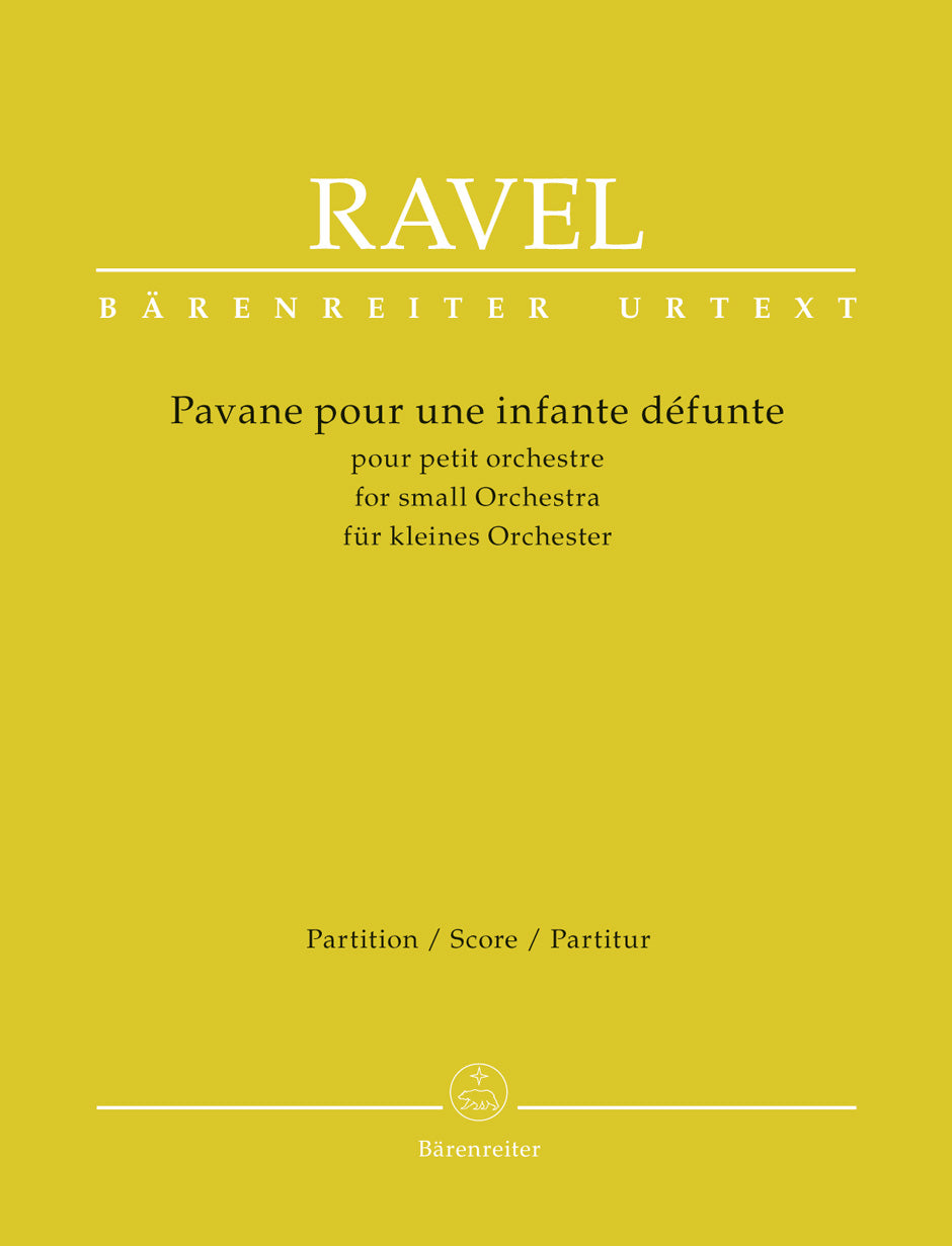 Ravel, Pavane (Partitur) (Barenreiter)