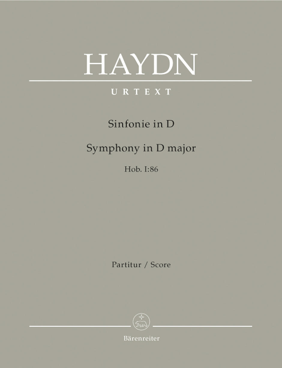 Haydn, Symphony No. 86 Full Score (Barenreiter)