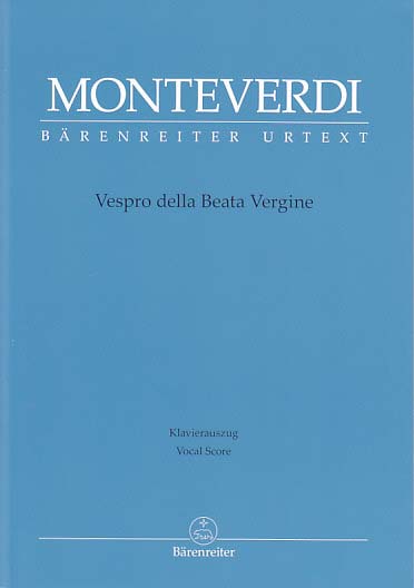 Monteverdi, Vespero della Beata Vergine (Barenreiter)