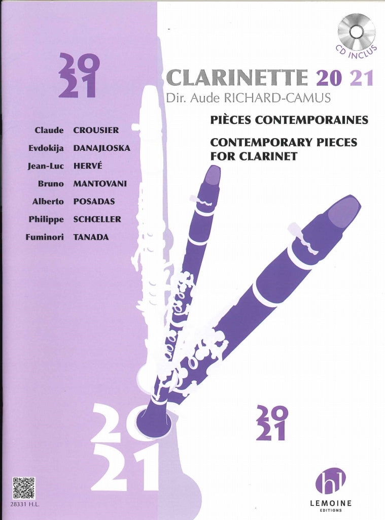 Clarinette 20 21 (with CD) (Lemoine)