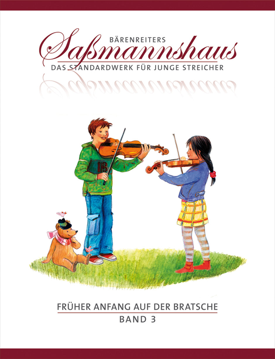 Sassmannshaus, Fruher Anfang Bratsche 3 (Barenreiter)