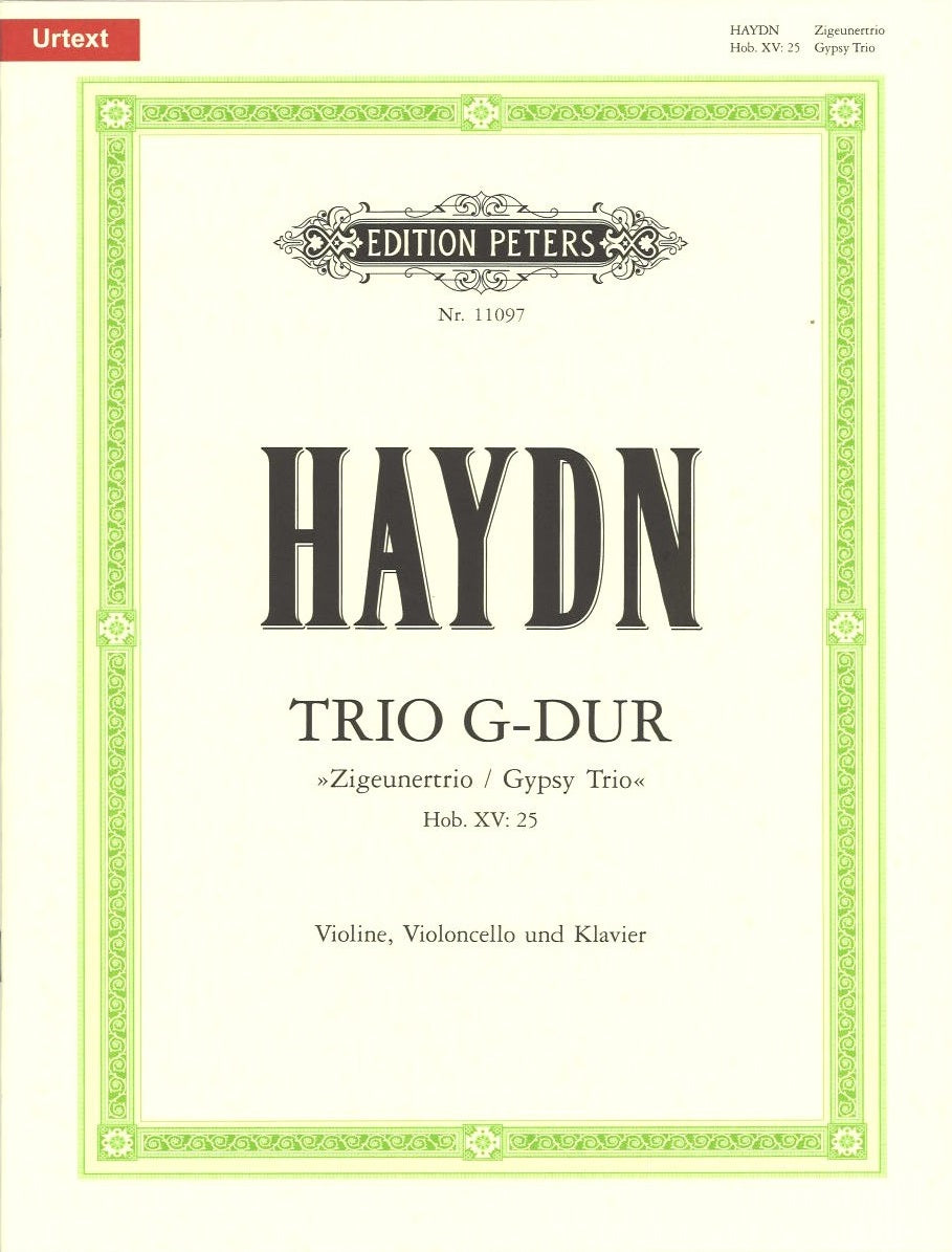 Haydn, Trio Hob. 15/25 in G 'Zigeuner-' (Peters)