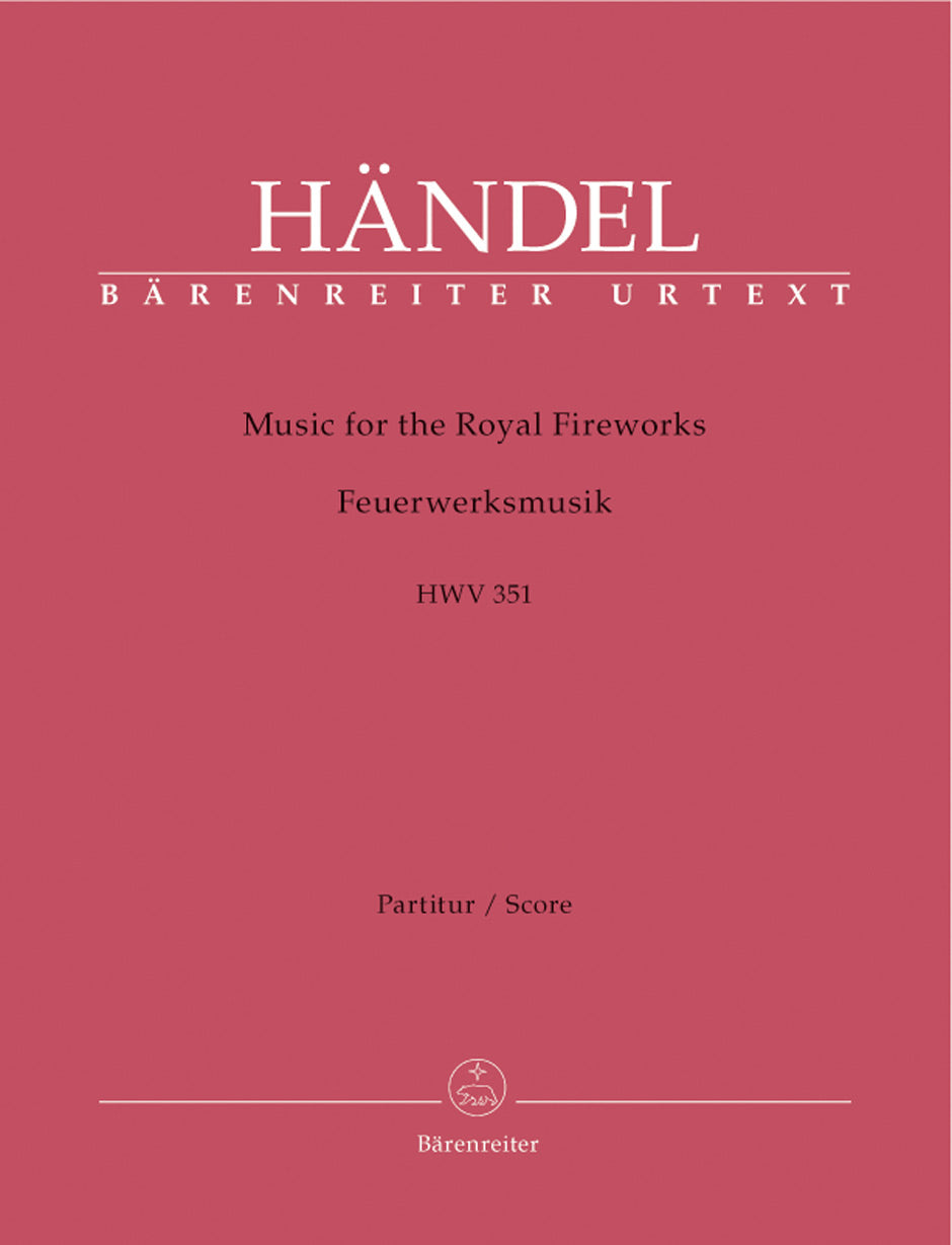 Handel, Feuerwerksmusik (Partitur) (Barenreiter)