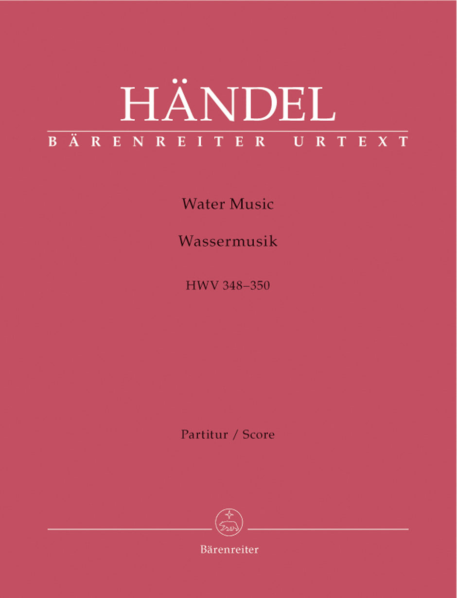Handel, Water Music (Partitur) (Barenreiter)