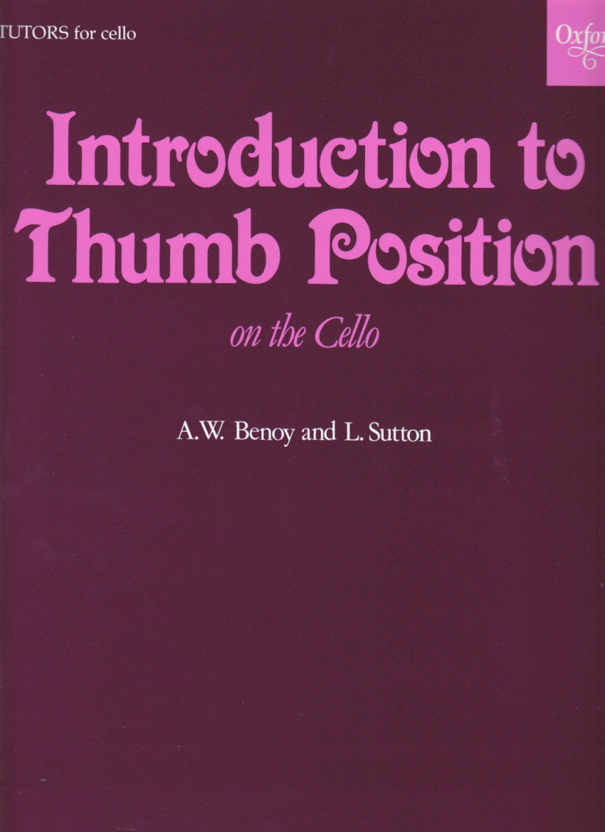 Benoy/Sutton, Introduction to Thumb Pos. (Oxford University Press)