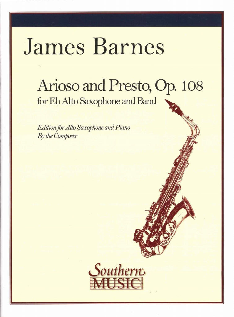 Barnes, Arioso and Presto op. 108 (Southern)