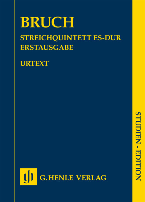 Bruch, Streichquintett in Es(2Vn,2Va,Vc) (Henle)