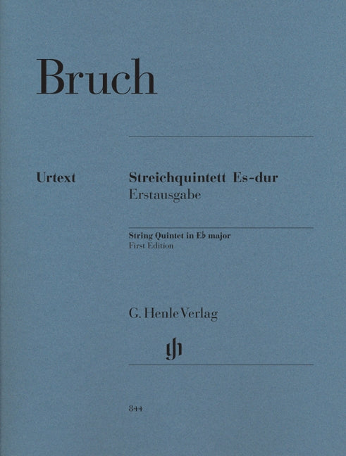 Bruch, Streichquintett in Es(2Vn,2Va,Vc) (Henle)