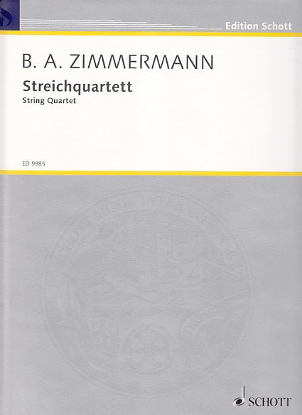 Zimmermann, Streichquartett (1944/45) (Schott)