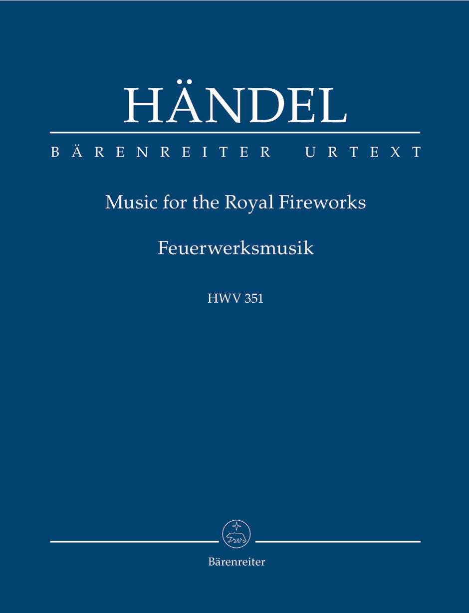 Handel, Music for the Royal Fireworks (Barenreiter)