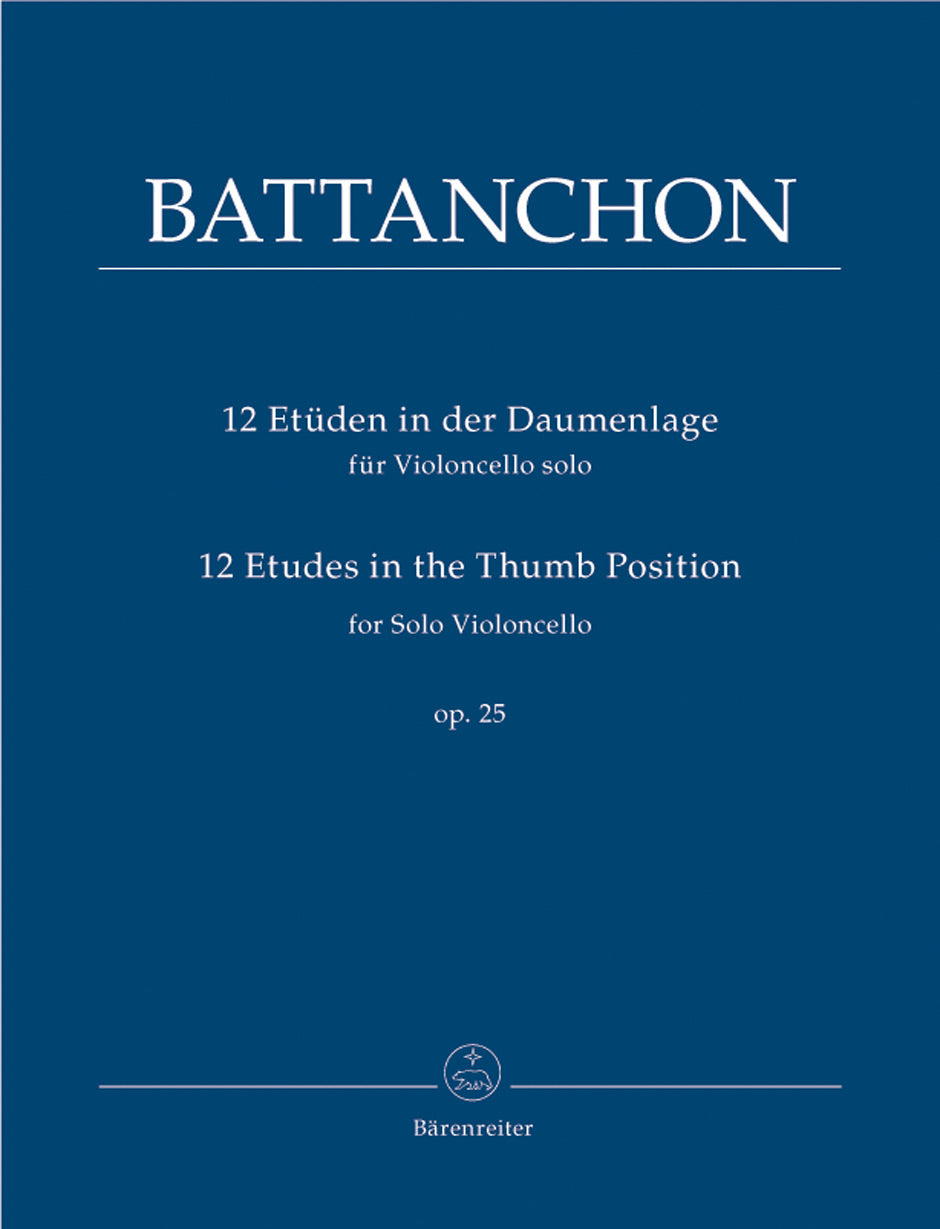 Battanchon, 12 Etuden op. 25 (Barenreiter)