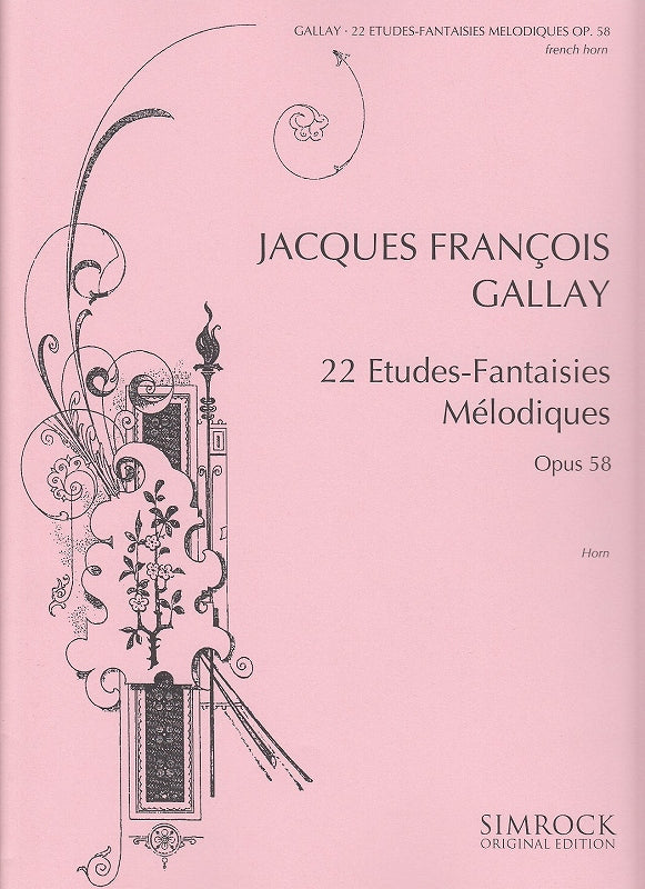 Gallay, 22 Etudes-fantaisies op. 58 (Simrock)