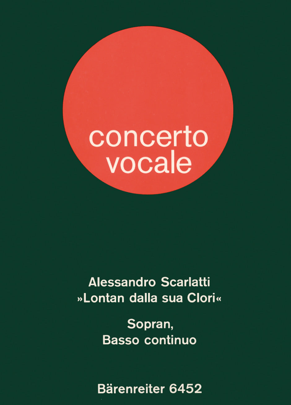 Scarlatti, Lontan della sua Clori (Barenreiter)