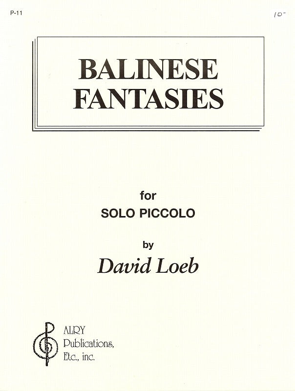 Loeb, Balinese Fantasies (Pic Solo) (Alry Publications)