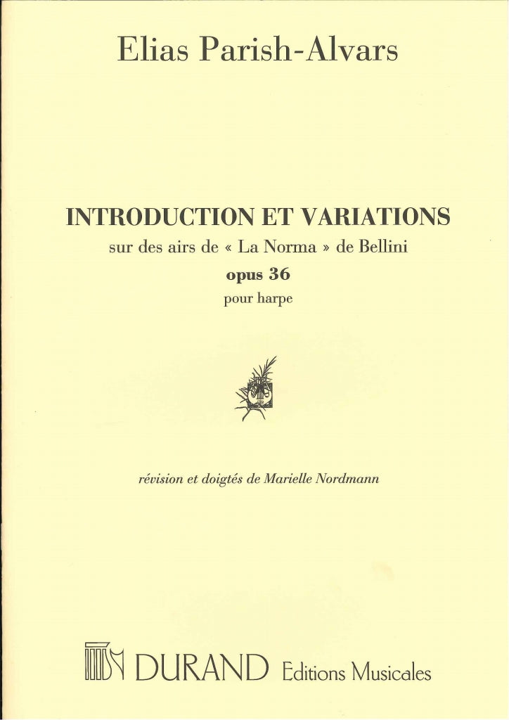 Parish-Alvars, Introduction & Variations (Durand)