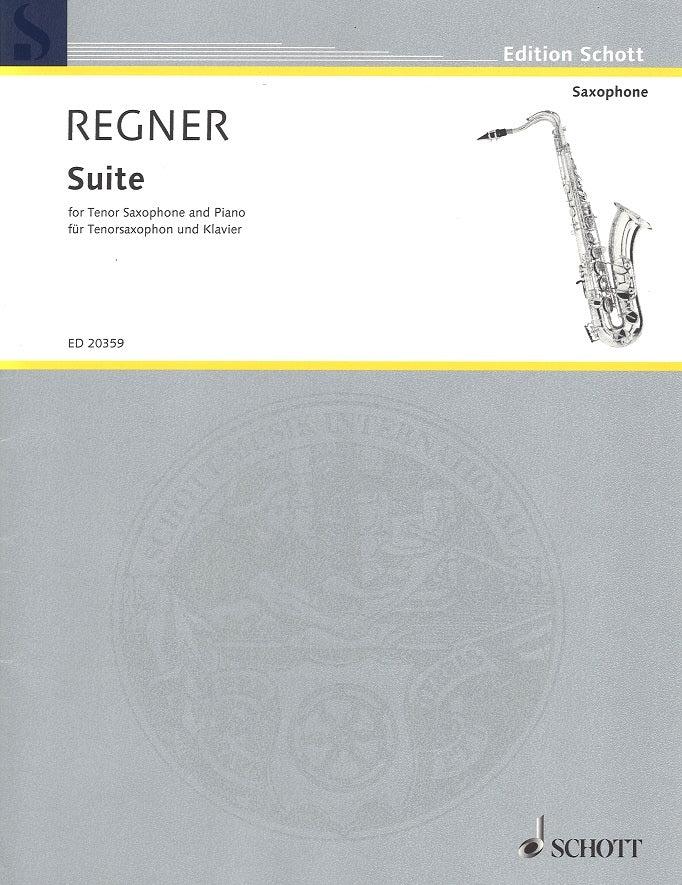 Regner, Suite (TSax,Pf) (Schott)