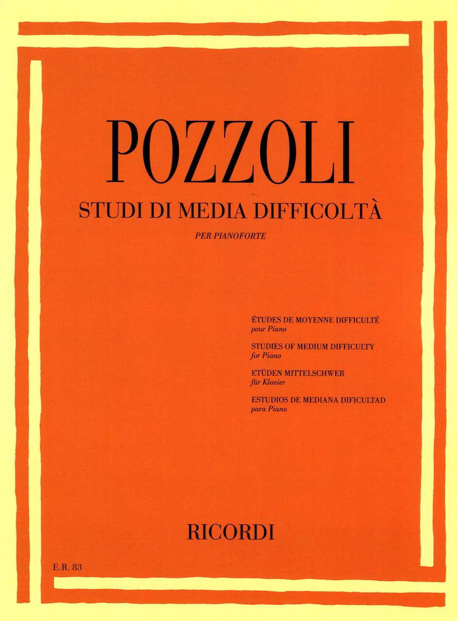 Pozzoli, Studi di media difficolta (Ricordi)