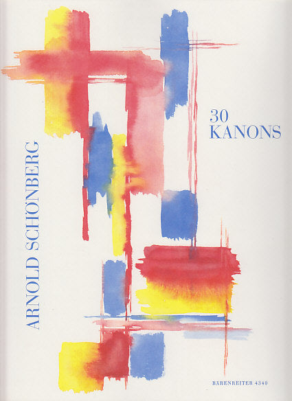 Schonberg, 30 Kanons (Barenreiter)