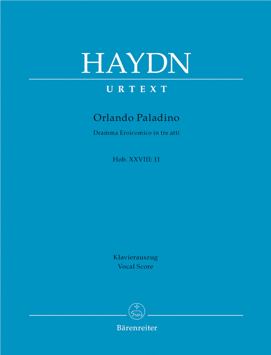 Haydn, Orlando paladino, Hob. 28/11 (Barenreiter)