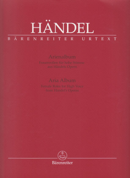 Handel, Arienalbum, Female roles for H. (Barenreiter)
