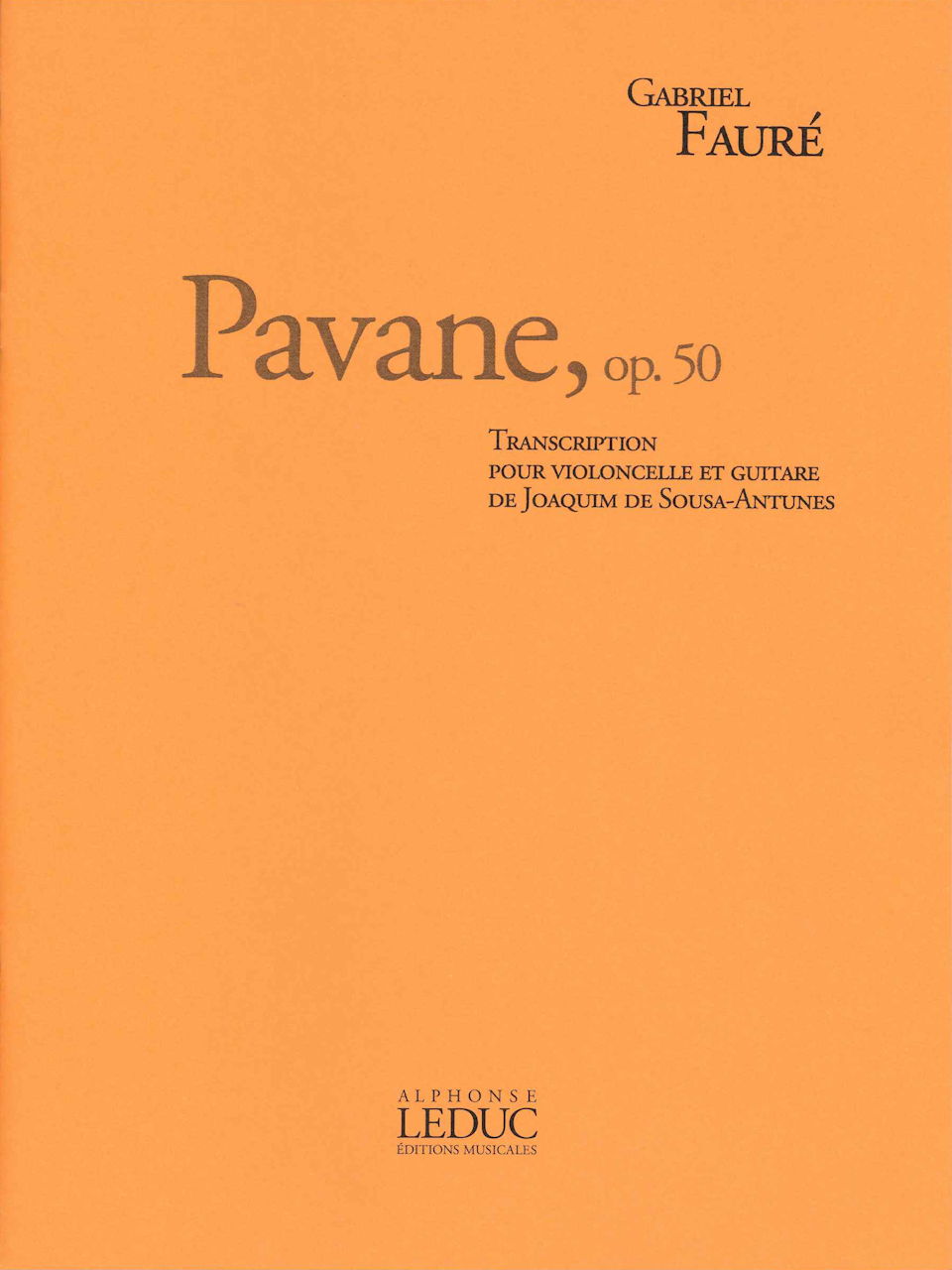 Faure, Pavane op. 50 (Vc,Guit) (Hamelle)
