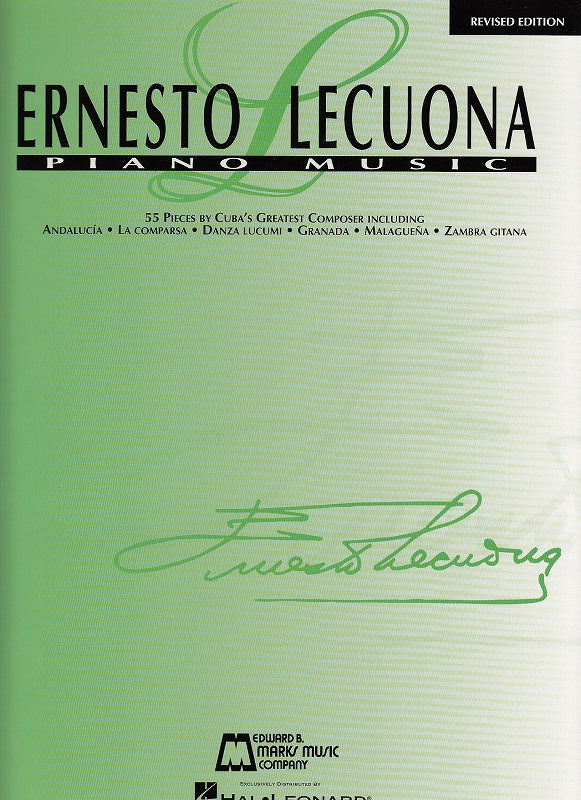 Lecuona, Piano Music: 55 Pieces (rev.) (Marks)