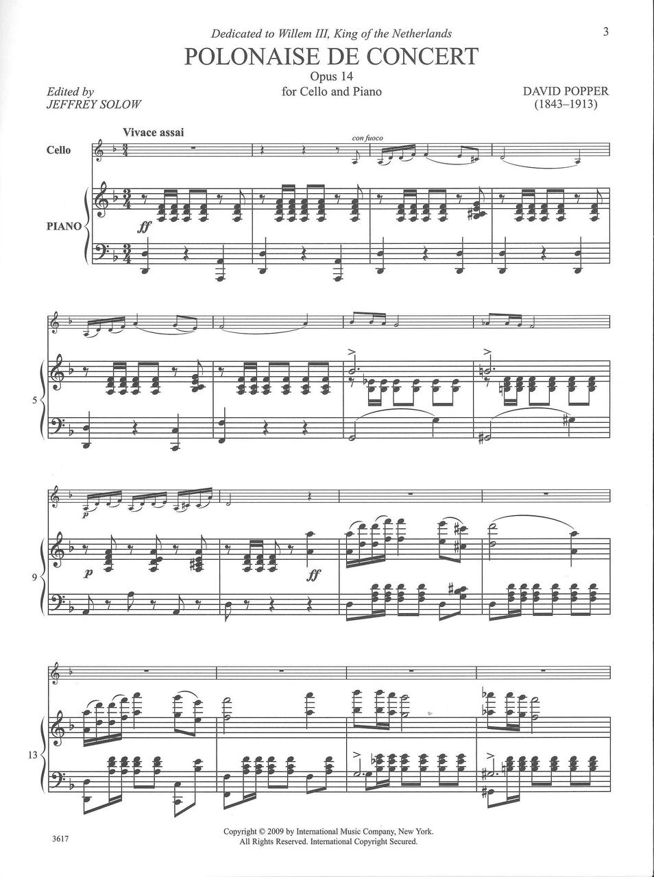 Popper, Polonaise de concert op. 14 (IMC)