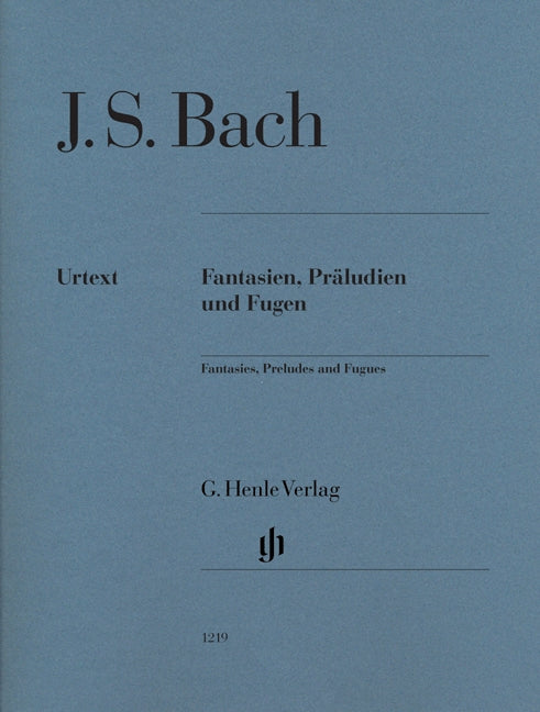 Bach, Fantasien, Preludien... (no fing.) (Henle)