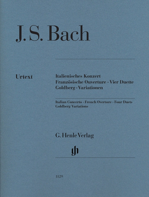 Bach, Ital.Konzert; Goldberg (no fing.) (Henle)