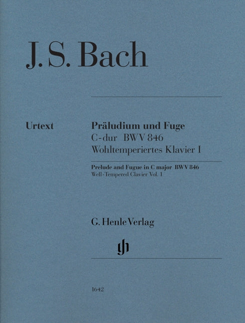 Bach, Praludium & Fuge BWV 846 (no fing) (Henle)