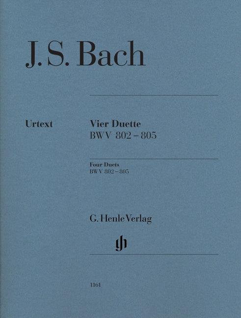 Bach, Duette BWV 802-805 (no fing) (Henle)