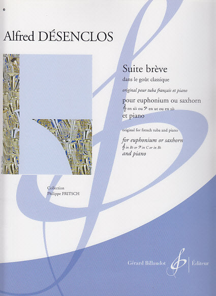Desenclos, Suite breve dans le gout clas (Billaudot)