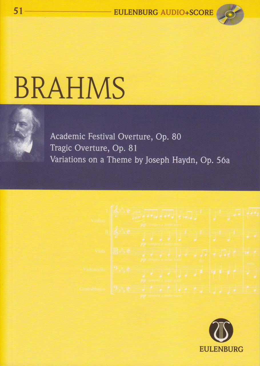Brahms, Overtures, Haydn Var. (+CD) (Eulenburg)