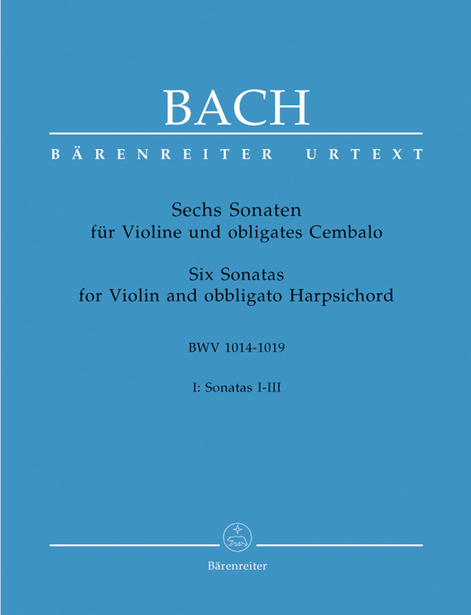 Bach, Sonaten 1: BWV 1014-1016 (Barenreiter)