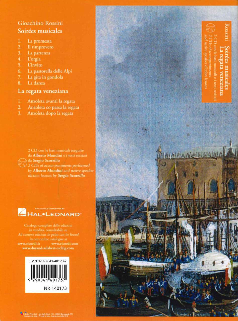 Rossini, Soirees musicales, etc. (+2CD) (Ricordi)