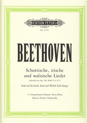 Beethoven, Schottische Lieder (Score,Str (Peters)