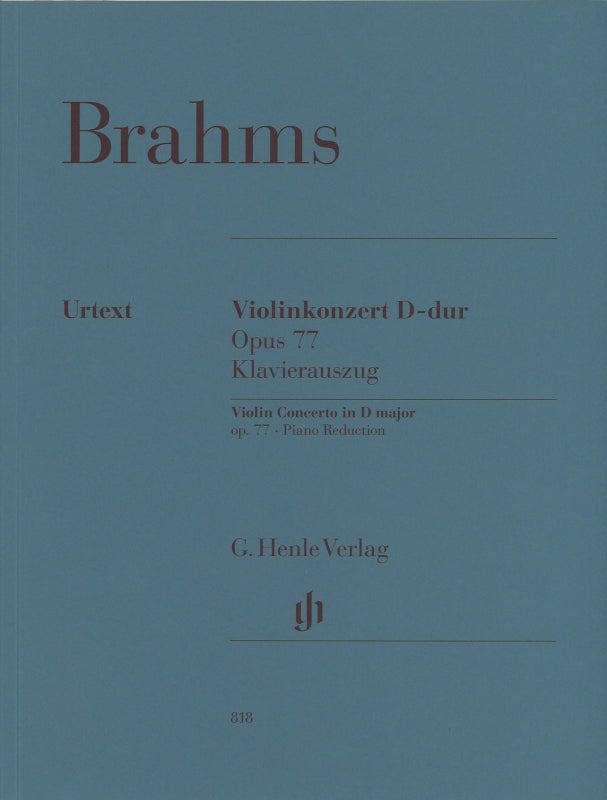 Brahms, Concerto op. 77 (Roesner) (Henle)