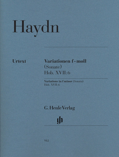 Haydn, Variationen/Sonate Hob. 17/6 in f (Henle)