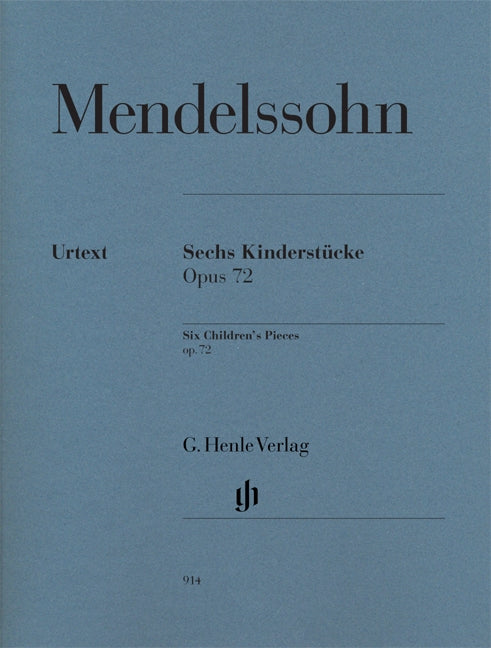 Mendelssohn, Kinderstucke op. 72 (Henle)