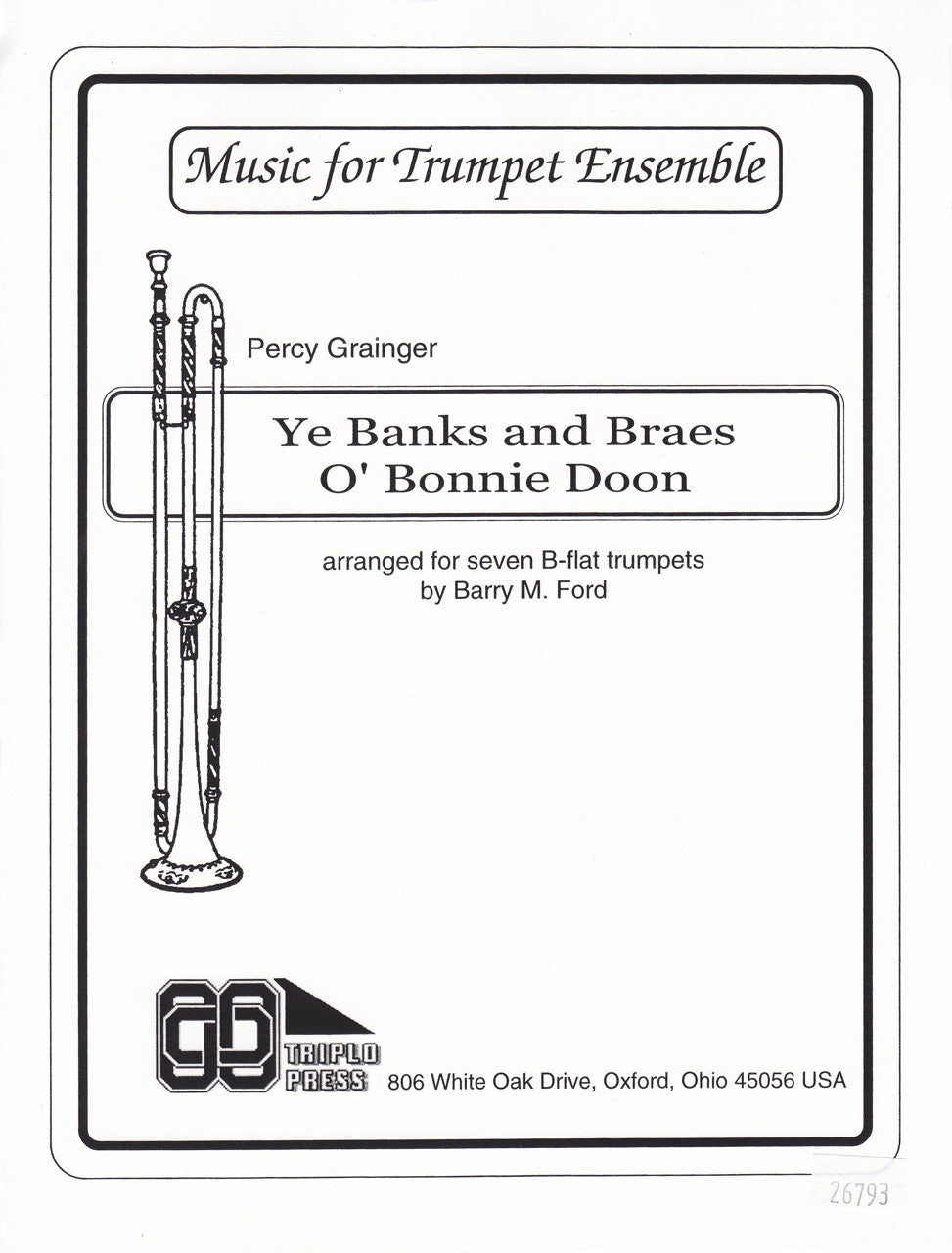 Grainger, Ye Banks and Braes O' Bonnie (Triplo Press)