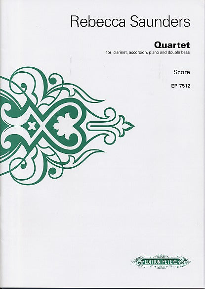 Saunders, Quartet (Cl,Accdn,Pf,CB) (Peters)