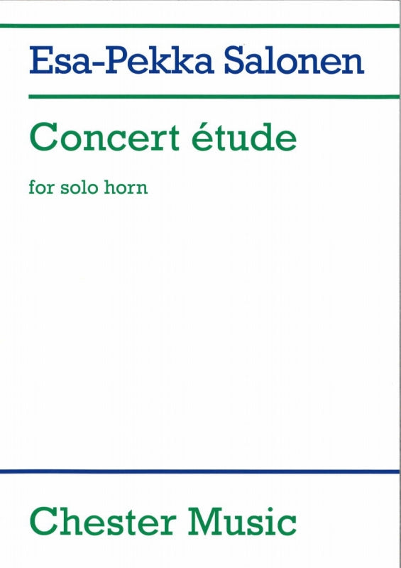 Salonen, Concert Etude (2000) (Hn Solo) (Chester)