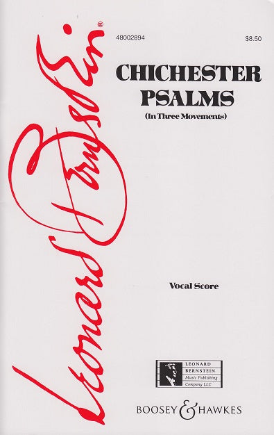 Bernstein, Chichester Psalms (Boosey)