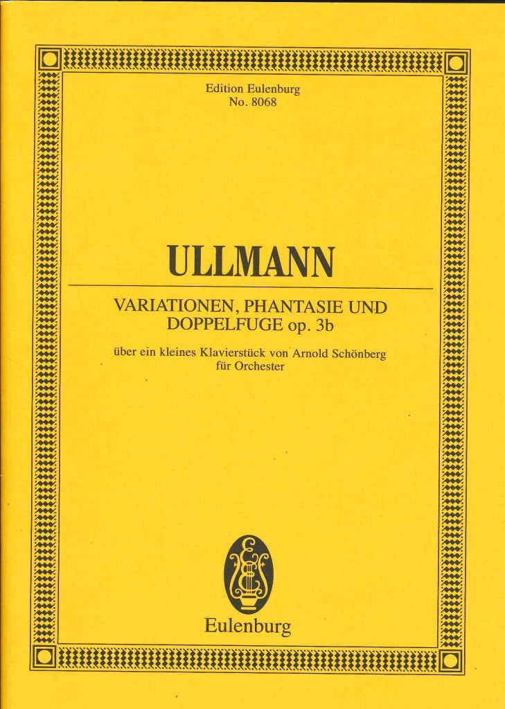 Ullmann, Variationen, Phantasie & Fuge (Eulenburg)